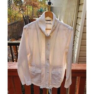 Peter Millar Women Linen/ Cotton Field Beige Discovery Jacket‎ , Size Large
